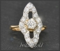Preview: Antiker Diamant Ring mit 1,85ct Brillanten, 585 Gold